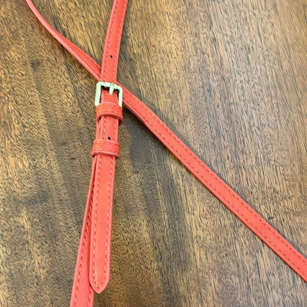 NEW I.N.C. Concepts Cross Body or Clutch Bag in Deep Coral Color